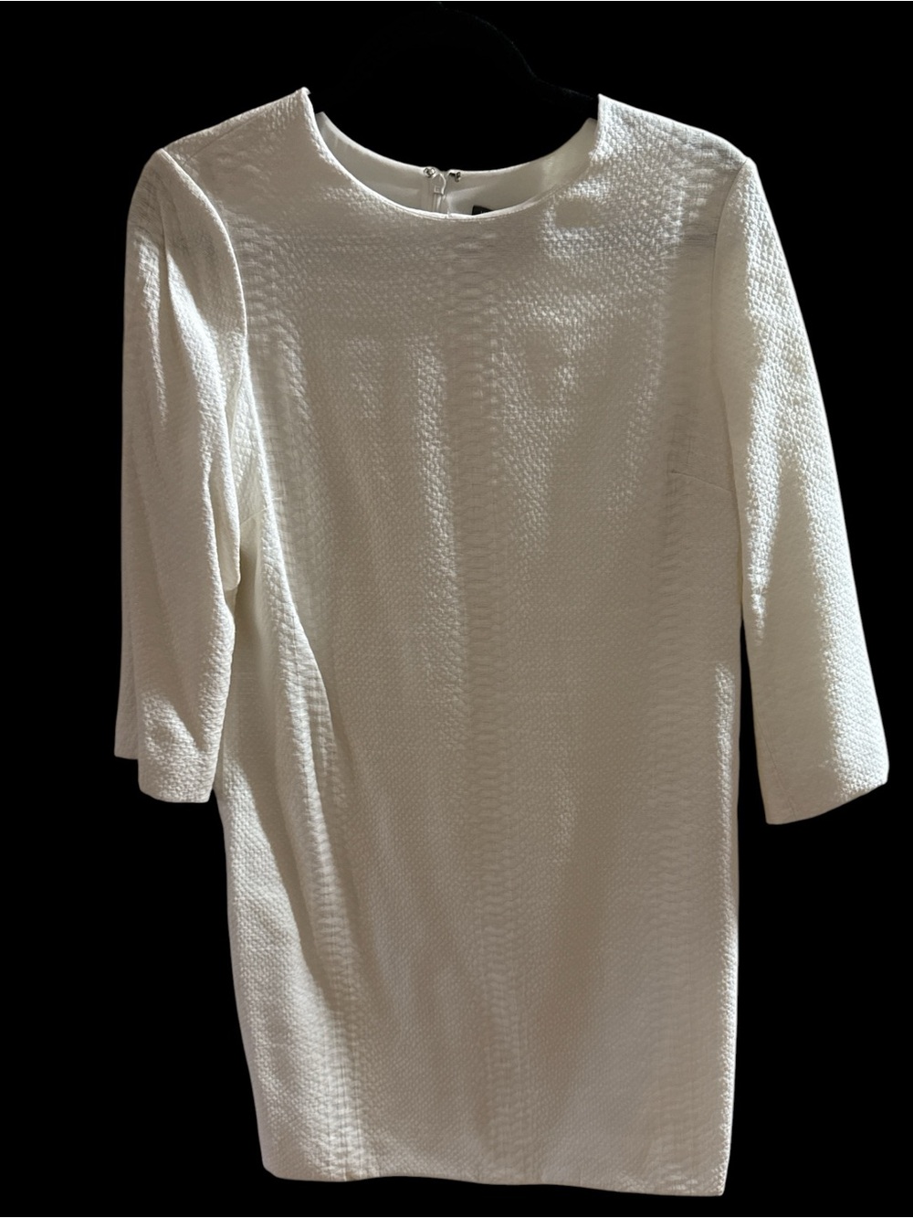 Vince Textured White Mini Dress - Picture 2 of 5